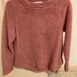 Cozy Pink Sherpa Sweater